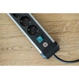 Brennenstuhl Multiprise Premium-Alu-Line 6 prises Noir/Argent