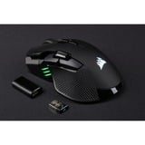 Corsair IRONCLAW RGB WIRELESS, Souris gaming Noir, 100 - 18,000 DPI, Bluetooth 4.2 + LE, LED RGB