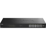 D-Link DGS-1018P/E, Switch Noir