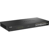 D-Link DGS-1018P, Switch Noir