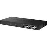D-Link DGS-1018P, Switch Noir