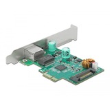 DeLOCK 89139 carte réseau Interne Ethernet 4000 Mbit/s Interne, Avec fil, PCI Express, Ethernet, 4000 Mbit/s