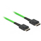 DeLOCK Kabel OCuLink PCIe SFF-8611 > OCuLink SFF-8611, Câble Vert clair