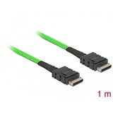 DeLOCK Kabel OCuLink PCIe SFF-8611 > OCuLink SFF-8611, Câble Vert clair