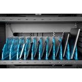 Digitus Armoire de charge mobile, 30 stations de charge, pour ordinateurs portables/tablettes jusqu'à 15,6" Noir, 30x USB-C