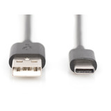 Digitus Câble de connexion USB 2.0 USB-A > USB-C Noir