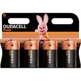 Duracell Batteries D Plus Alkaline 4 pièces