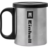 EINHELL Tasse à café pour machine à café sans fil TE-CF 18 Li-Solo, Coupe Acier inoxydable/Noir