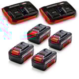 EINHELL Tondeuse à gazon professionnelle sans fil GP-CM 36/47 S Li BL, 36 Volts (2x18 Volts) Rouge/Noir