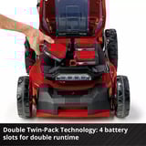 EINHELL Tondeuse à gazon professionnelle sans fil GP-CM 36/47 S Li BL, 36 Volts (2x18 Volts) Rouge/Noir