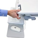 Ergotron StyleView SV42 Chariot de visite, Valise à roulettes Blanc