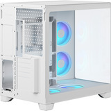 Fractal Design Pop 2 Vision RGB boîtier midi tower Blanc | 1x USB-A | 1x USB-C | RGB | Verre Trempé