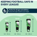 HUDORA Protège-tibias avec protection de la cheville, Accessoires Vert