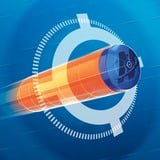 Hasbro NERF G0132EU4, Blaster à fléchettes Bleu/Orange