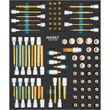 Hazet Set d'embouts tournevis à douille 163D-3/94, taille 1/2++, Clés mixtes à cliquet 