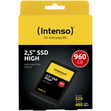 Intenso High 2.5" 960 Go Série ATA III TLC SSD 960 Go, 2.5", 520 Mo/s, 6 Gbit/s