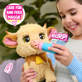 Just Play FurReal Maggie, Peluche Vache, 4 an(s), Interactif, AA, Piles fournies