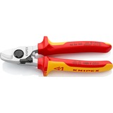 KNIPEX Coupe-câbles 95 12 165, Tenailles de cran avec gaines bi-matière, brunie