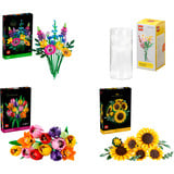LEGO Bouquet de fleurs d'été Botanicals (avec vase), Jouets de construction 