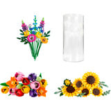 LEGO Bouquet de fleurs d'été Botanicals (avec vase), Jouets de construction 