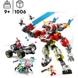 LEGO DREAMZzz - Le mecha tigre de Coopers et la voiture hot rod de Zero, Jouets de construction 71497