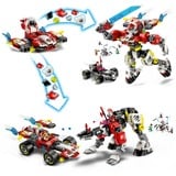 LEGO DREAMZzz - Le mecha tigre de Coopers et la voiture hot rod de Zero, Jouets de construction 71497