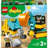 LEGO DUPLO - Le camion et la pelleteuse, Jouets de construction 10931