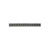 Netgear GS316P Non-géré Gigabit Ethernet (10/100/1000) Connexion Ethernet, supportant l'alimentation via ce port (PoE) Noir, Switch Non-géré, Gigabit Ethernet (10/100/1000), Full duplex, Connexion Ethernet, supportant l'alimentation via ce port (PoE), Montage mural