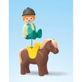 PLAYMOBIL Junior : Aventure à la ferme avec tracteur, remorque et amis animaux, Jouets de construction 