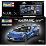 Revell Set de modèle Corvette C8 Cabriolet, Modèle réduit de voiture 