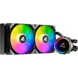 Sharkoon S80 RGB, Watercooling Noir, Connecteur de ventilateur PWM à 4 broches