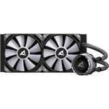 Sharkoon S80 RGB, Watercooling Noir, Connecteur de ventilateur PWM à 4 broches