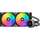 Sharkoon S80 RGB, Watercooling Noir, Connecteur de ventilateur PWM à 4 broches