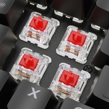 Sharkoon SKILLER SGK36W, clavier gaming Noir, Layout DE, Huano Red