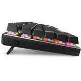 Sharkoon SKILLER SGK36W, clavier gaming Noir, Layout DE, Huano Red