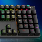 Sharkoon SKILLER SGK36W, clavier gaming Noir, Layout DE, Huano Red
