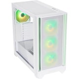 Silentware Flow 110 ARGB boîtier midi tower Blanc | 2x USB-A | RGB | Verre Trempé