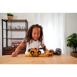 Simba Volvo Truck FH-16 avec semi-remorque et chargeuse sur pneus, Jeu véhicule Orange/gris