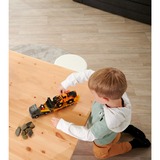 Simba Volvo Truck FH-16 avec semi-remorque et chargeuse sur pneus, Jeu véhicule Orange/gris