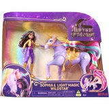 Spin Master Sophia Et Wildstar Magic Light Unicorn Academy, Figurine Sophia Et Wildstar Magic Light Unicorn Academy, Poupée mannequin, Femelle, 4 an(s), Fille, Effets lumineux, 241 mm