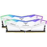 Team Group T-FORCE DELTA RGB module de mémoire 32 Go 2 x 16 Go DDR5 5600 MHz, Mémoire vive Blanc, 32 Go, 2 x 16 Go, DDR5, 5600 MHz, 288-pin DIMM