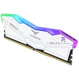 Team Group T-FORCE DELTA RGB module de mémoire 32 Go 2 x 16 Go DDR5 5600 MHz, Mémoire vive Blanc, 32 Go, 2 x 16 Go, DDR5, 5600 MHz, 288-pin DIMM