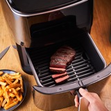 Tefal Easy Fry Grill & Steam FW201815 friteuse Unique Autonome 1700 W Friteuse d’air chaud Noir, Friteuse à air chaud Noir, Friteuse d’air chaud, 1,6 kg, 80 °C, 200 °C, 60 min, Chine