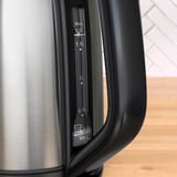 Tefal Subito, Bouilloire Acier inoxydable/Noir, 1 L, 2400 W, Noir, Acier inoxydable, Acier inoxydable, Indicateur de niveau d'eau, Sans fil