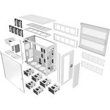 Thermaltake  boîtier big tower Blanc | 4x USB-A | 1x USB-C | Window