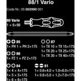 Wera Werkzeug-Etui Vario-Satz 11-teilig Tournevis multi-embouts Tournevis standard, Set d'embouts de vissage Noir/Vert, Plastique, Métal, Noir/Vert, Noir