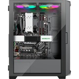 Xilence XILENT BLADE II X613 boîtier midi tower Noir | 3x USB-A | RGB | Window