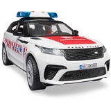 bruder Ambulance Range Rover Velar avec chauffeur, éclairage et sonorisation, Modèle réduit de voiture 02885