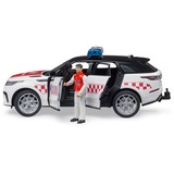 bruder Ambulance Range Rover Velar avec chauffeur, éclairage et sonorisation, Modèle réduit de voiture 02885