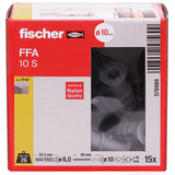 fischer Cheville pour béton cellulaire FFA 10 S Gris clair
